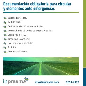 Documentación necesaria para circular