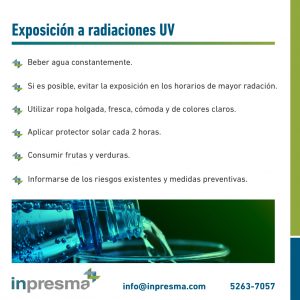 Exposicion a radiacion UV
